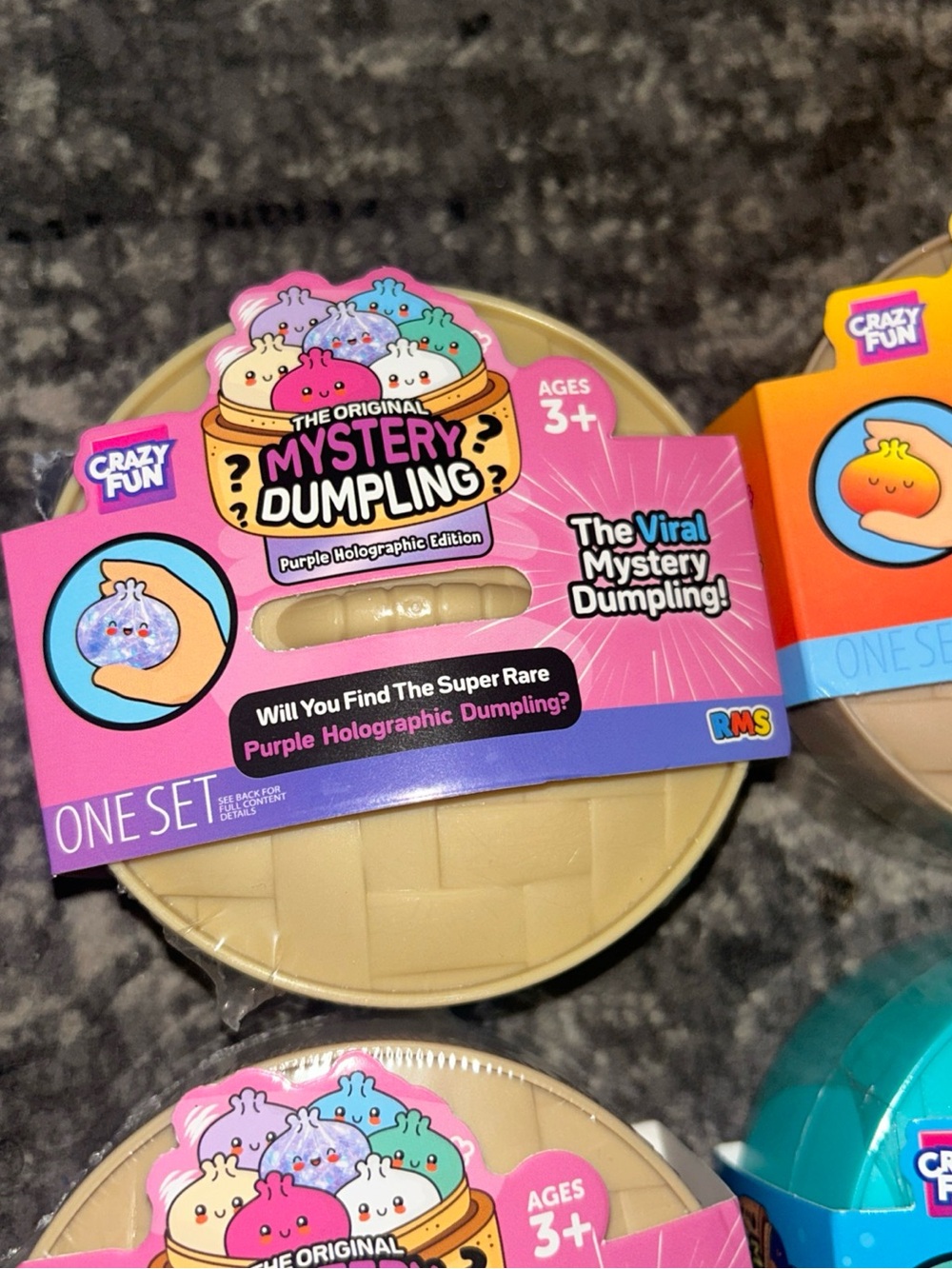 Mystery Dumpling Collectible Pack - Pink, Yellow, Teal, Cream - Picture 5 of 9